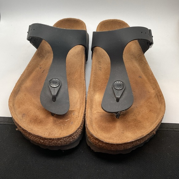 Birkenstock Shoes - Birkenstock Gizeh Birko-Flor Sandal - Black